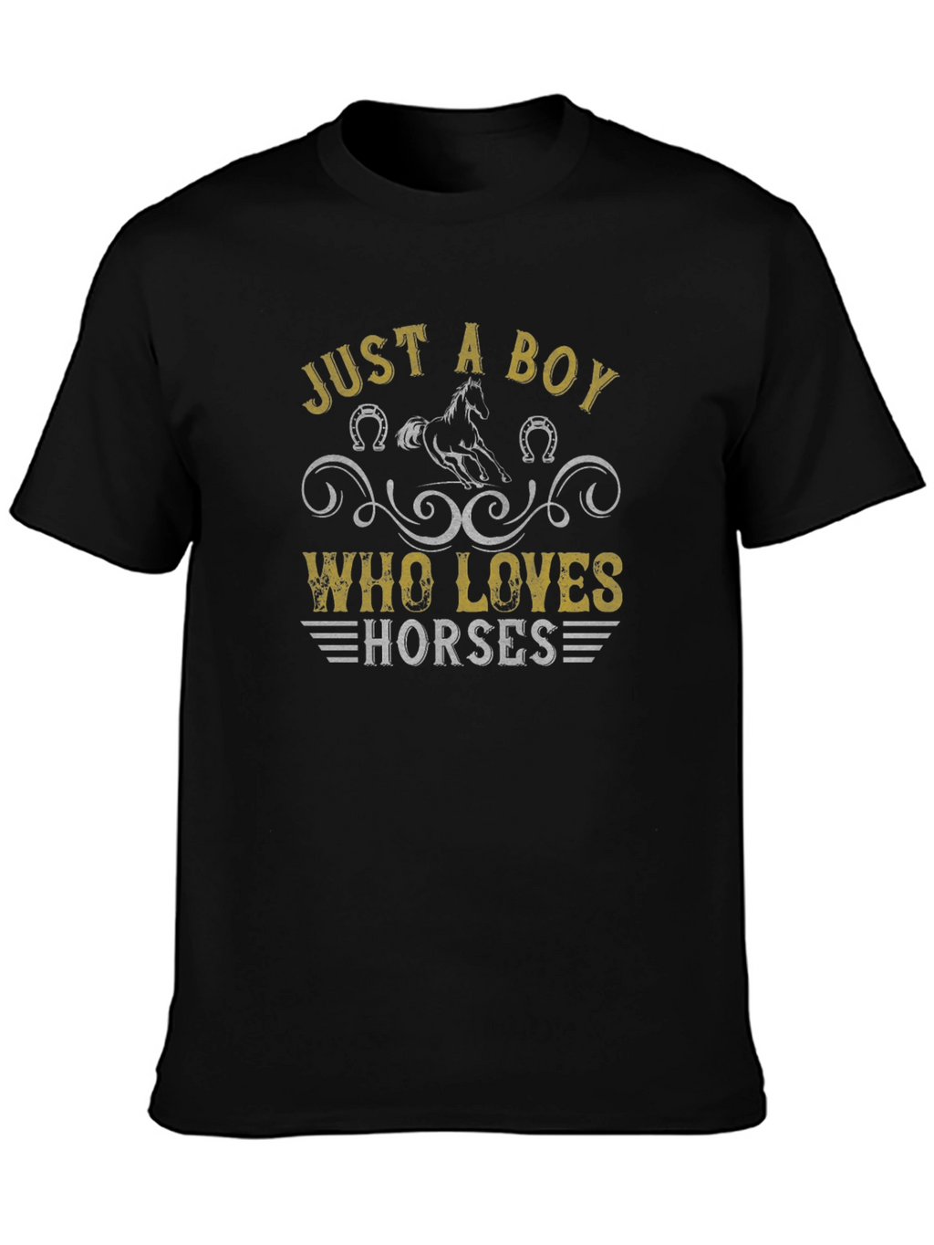 Boy Who Loves Horses T-Shirt
