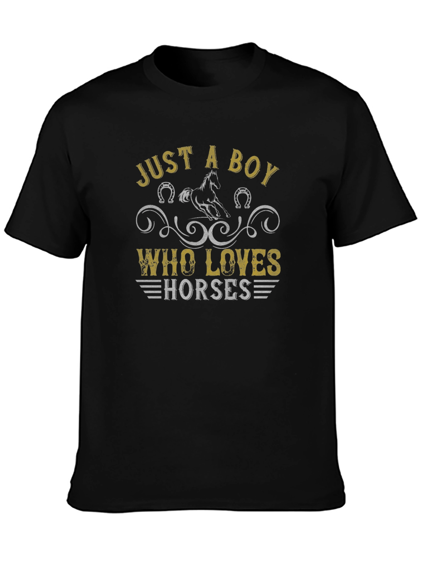 Boy Who Loves Horses T-Shirt