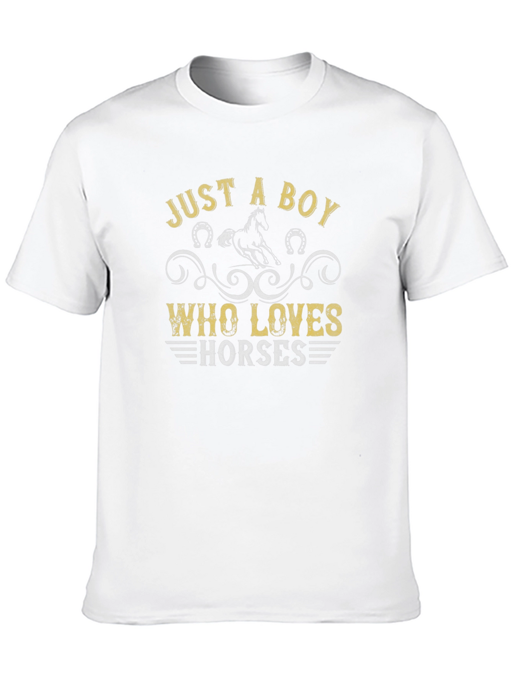 Boy Who Loves Horses T-Shirt