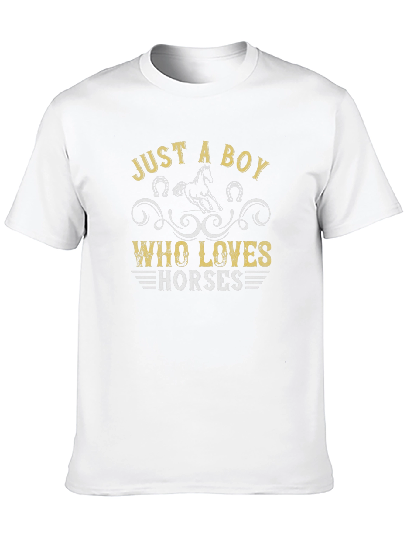 Boy Who Loves Horses T-Shirt