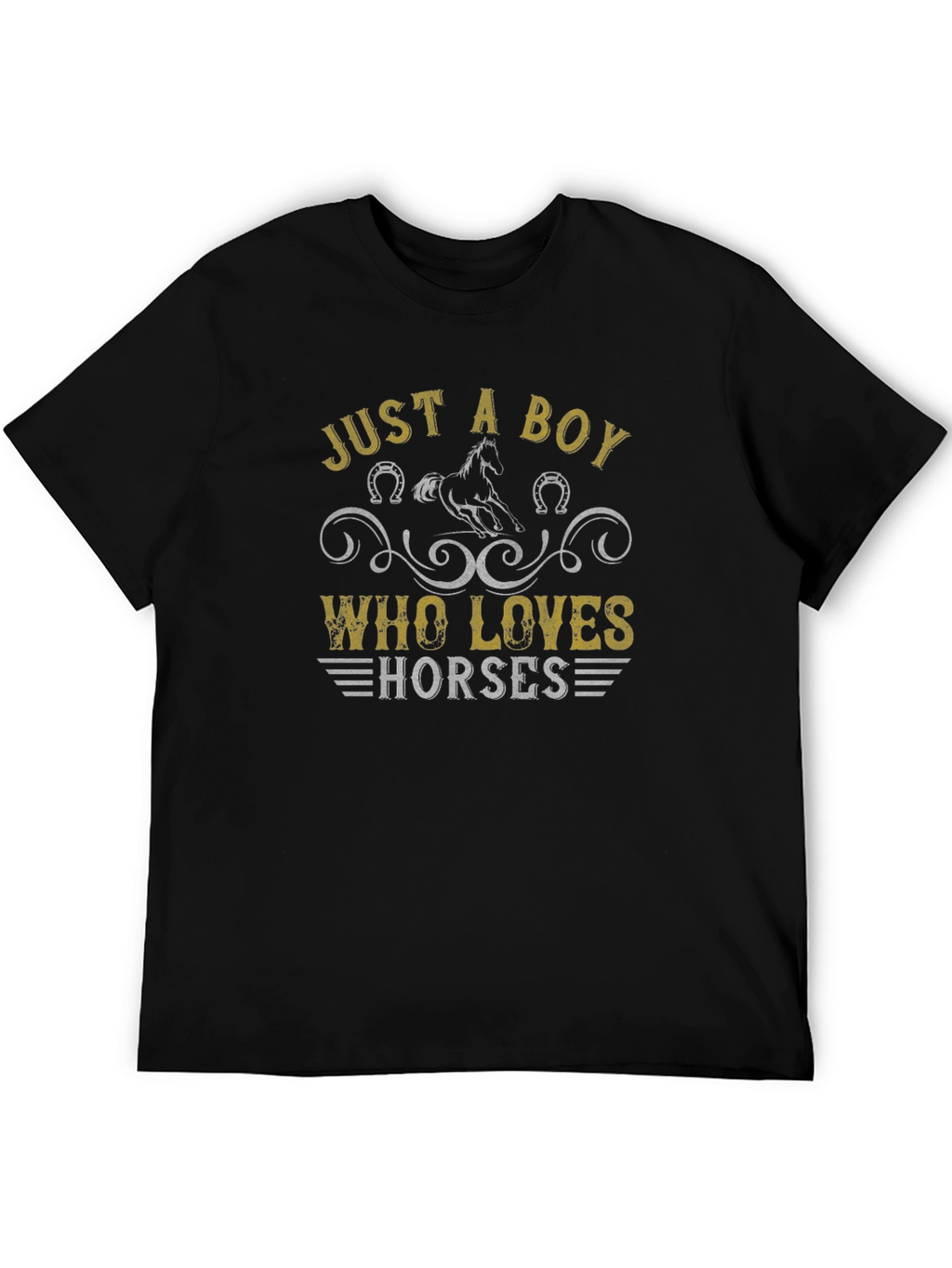 Boy Who Loves Horses T-Shirt
