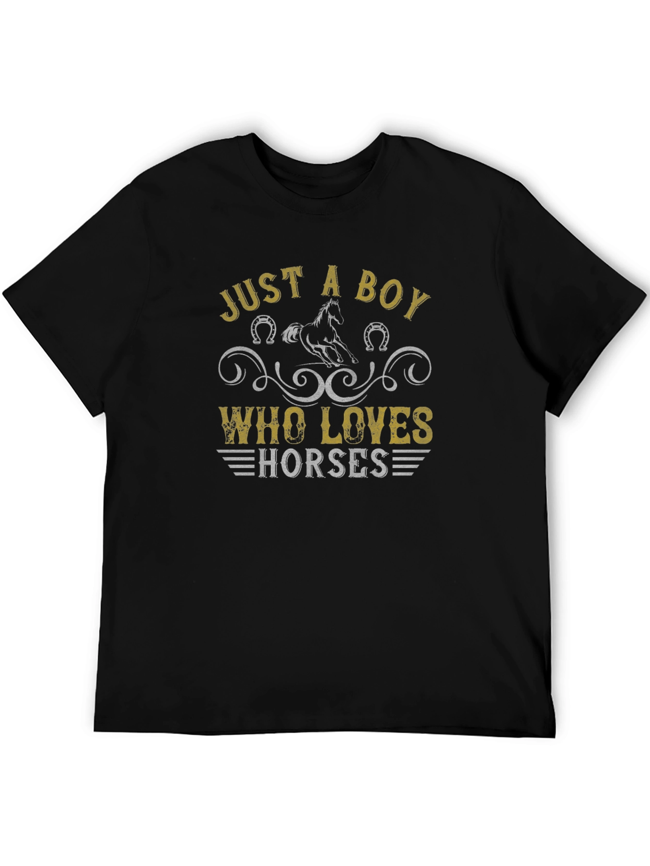 Boy Who Loves Horses T-Shirt