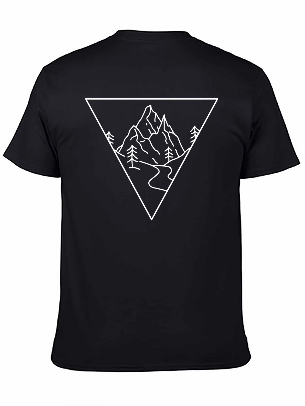 Mountain Line Art Graphic Tee