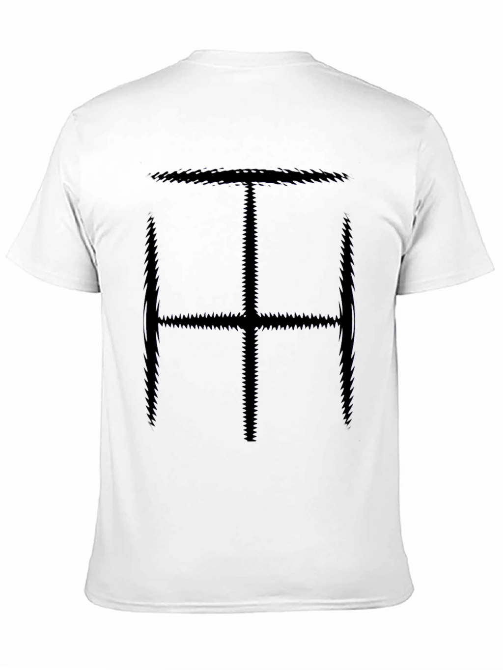 Abstract Symbol Tee - Mens Black Graphic T-Shirt