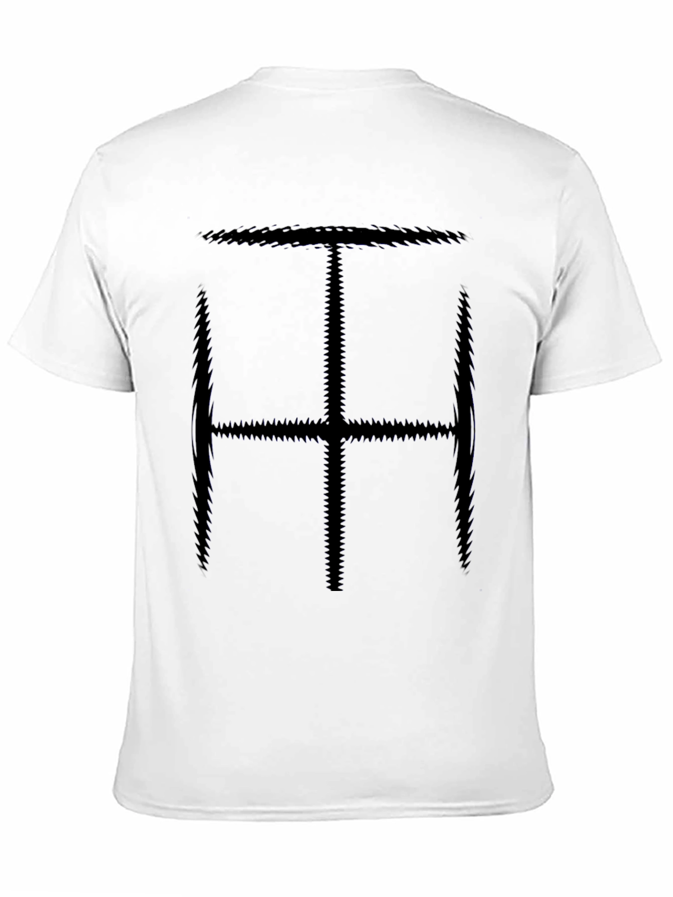 Abstract Symbol Tee - Mens Black Graphic T-Shirt