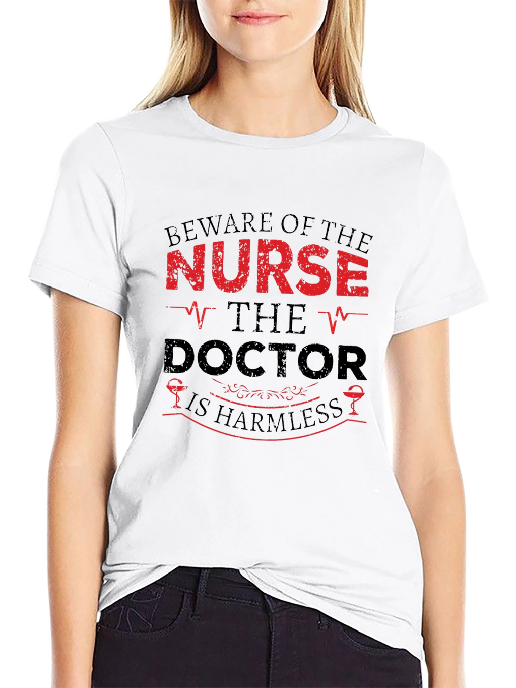 Beware of the Nurse Humor Graphic T-Shirt