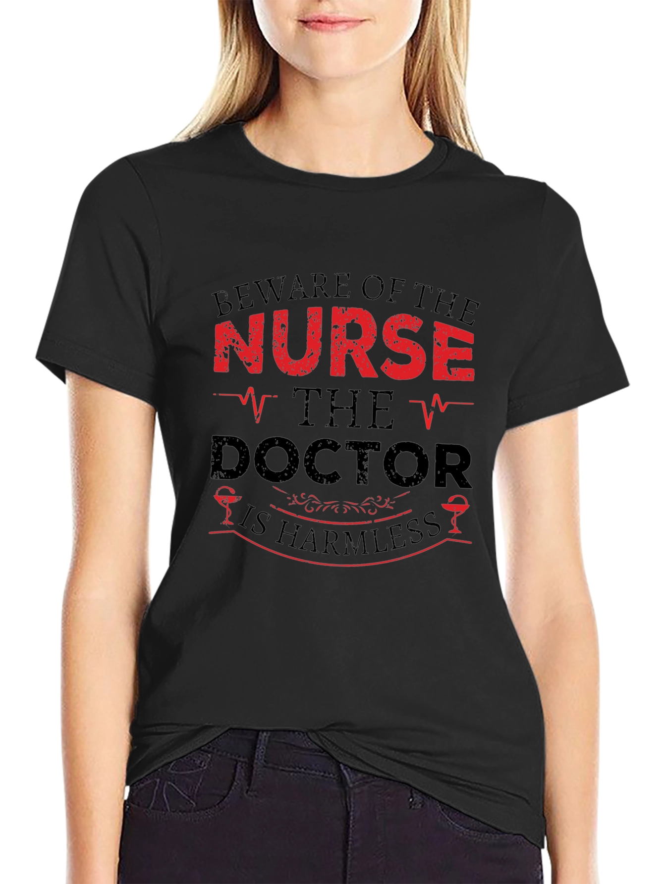 Beware of the Nurse Humor Graphic T-Shirt