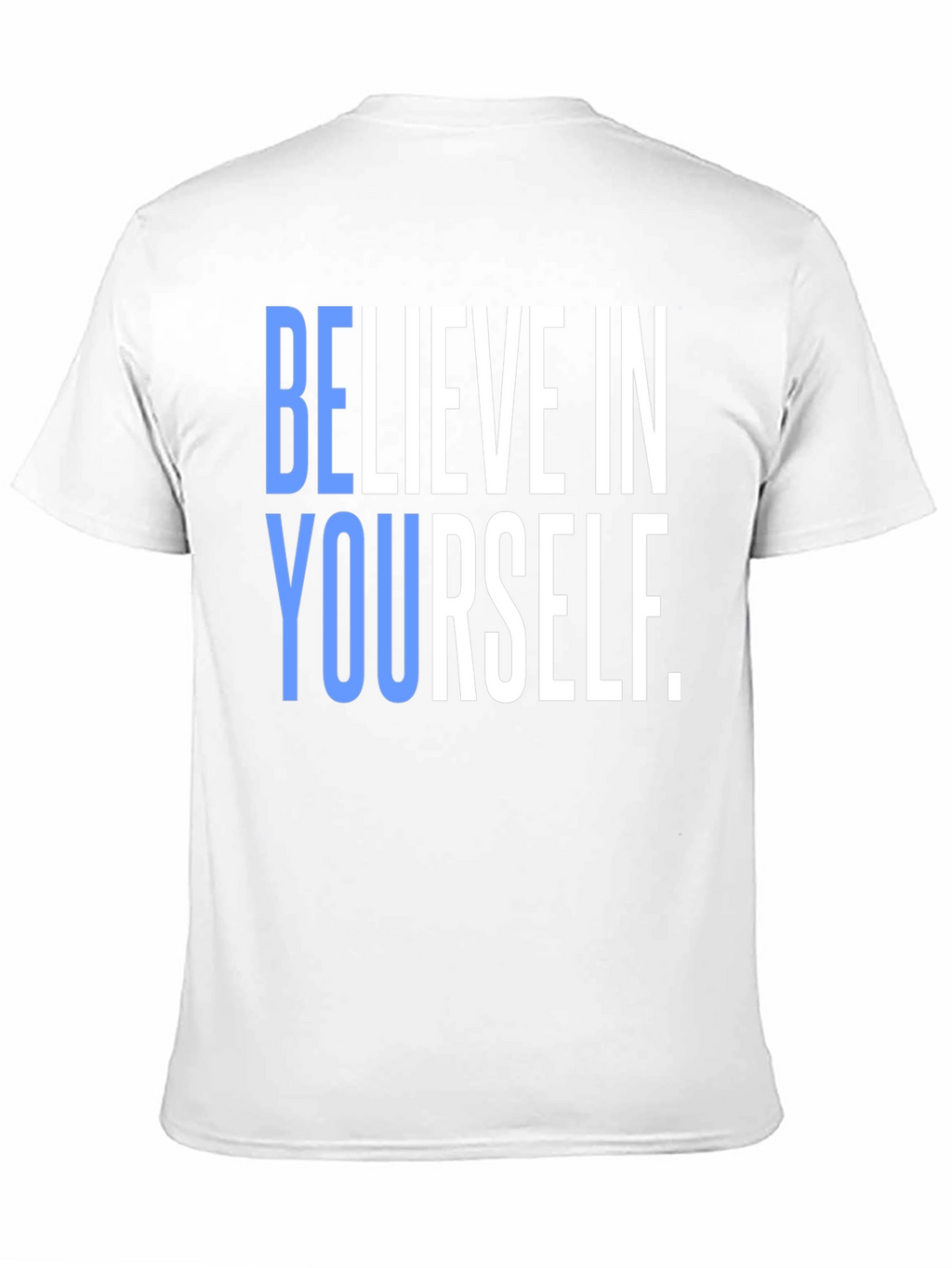 Believe In Yourself Graphic Tee - Black Cotton T-Shirt