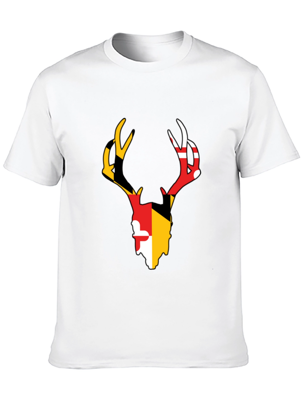 Maryland Deer Antler Graphic T-Shirt