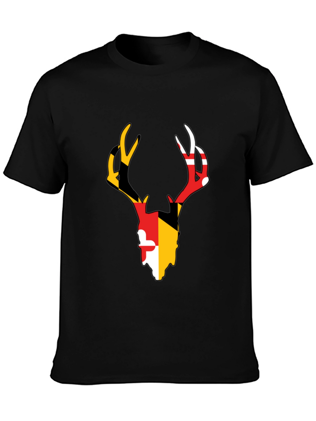 Maryland Deer Antler Graphic T-Shirt