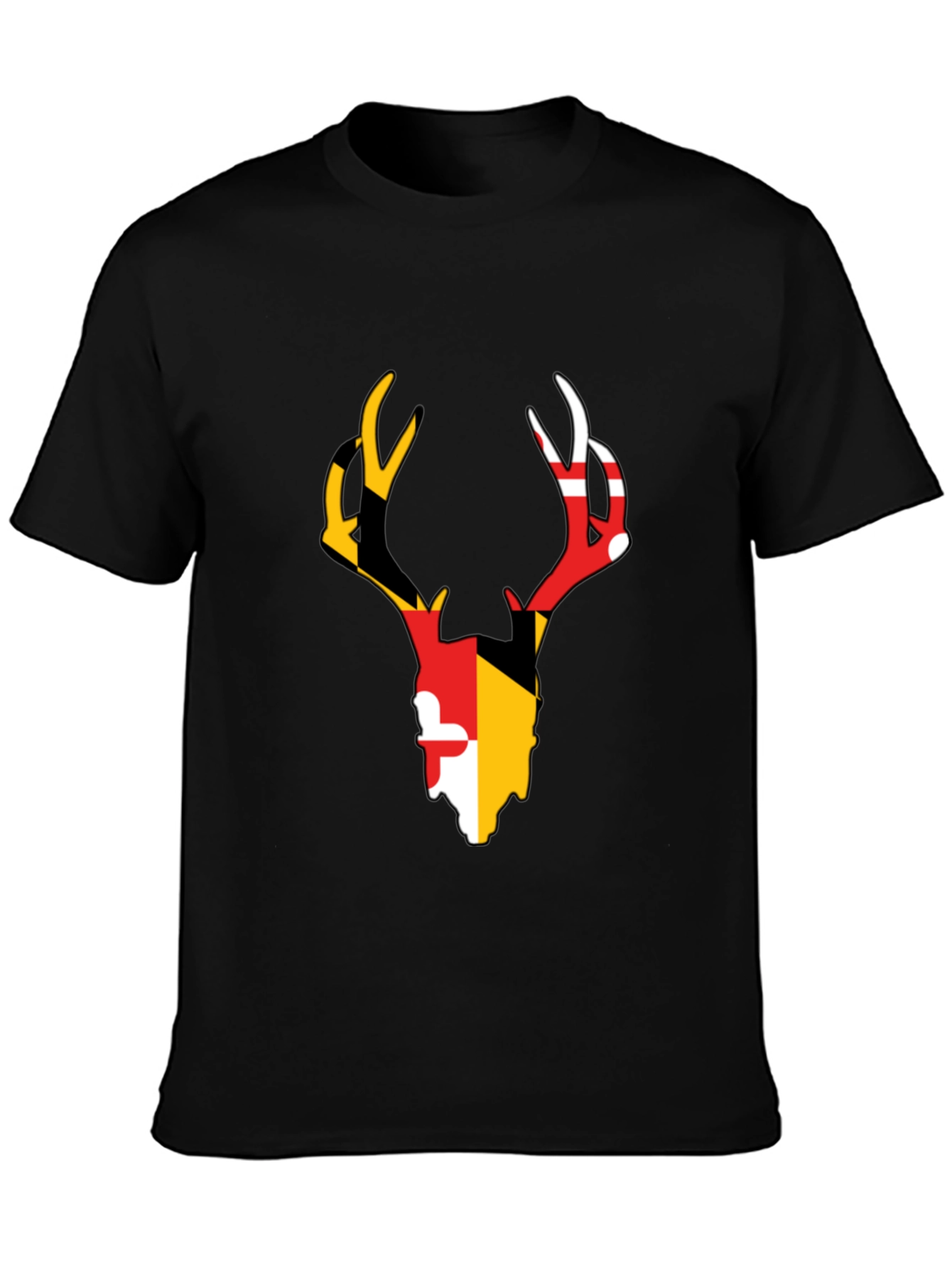 Maryland Deer Antler Graphic T-Shirt
