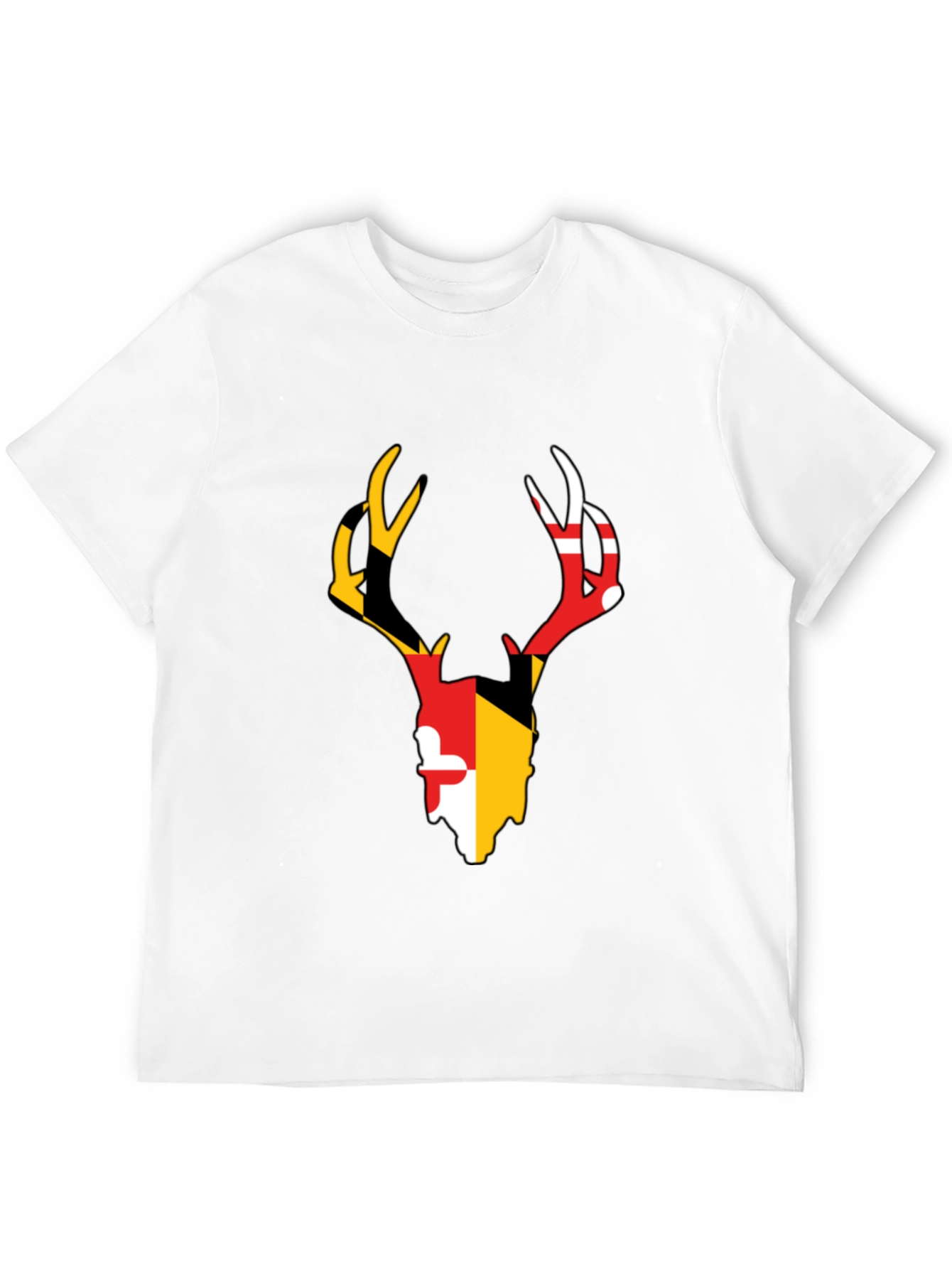 Maryland Deer Antler Graphic T-Shirt