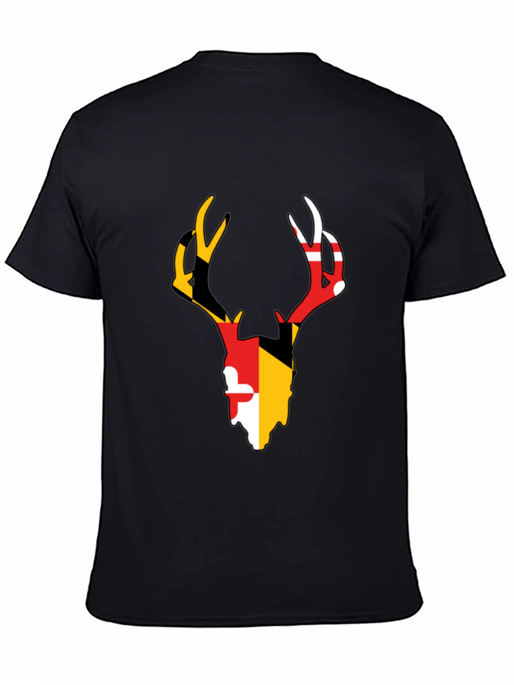 Maryland Deer Antler Graphic T-Shirt