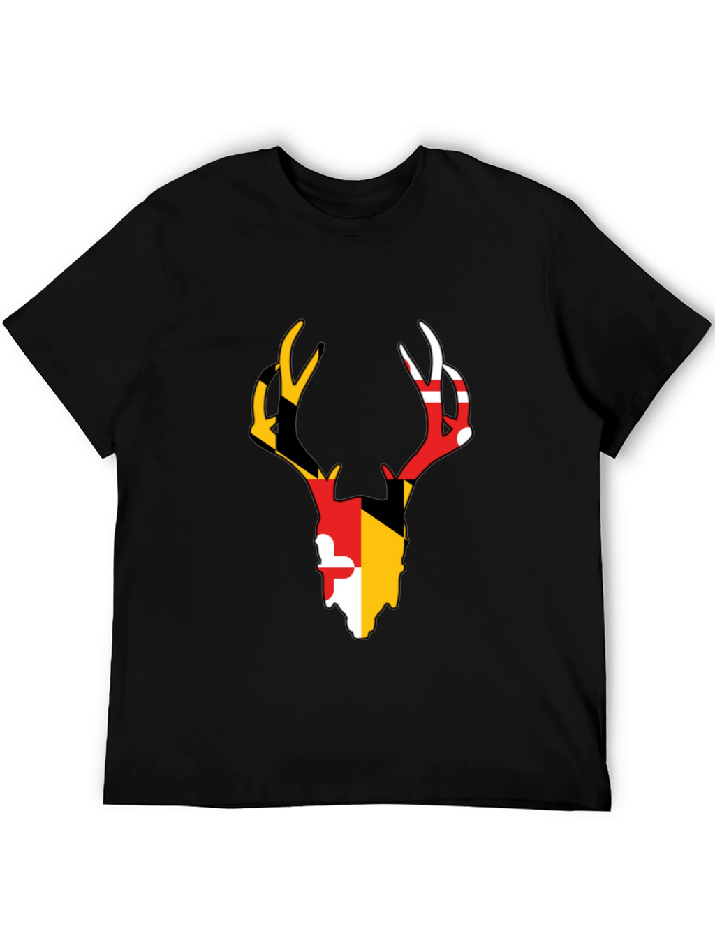 Maryland Deer Antler Graphic T-Shirt
