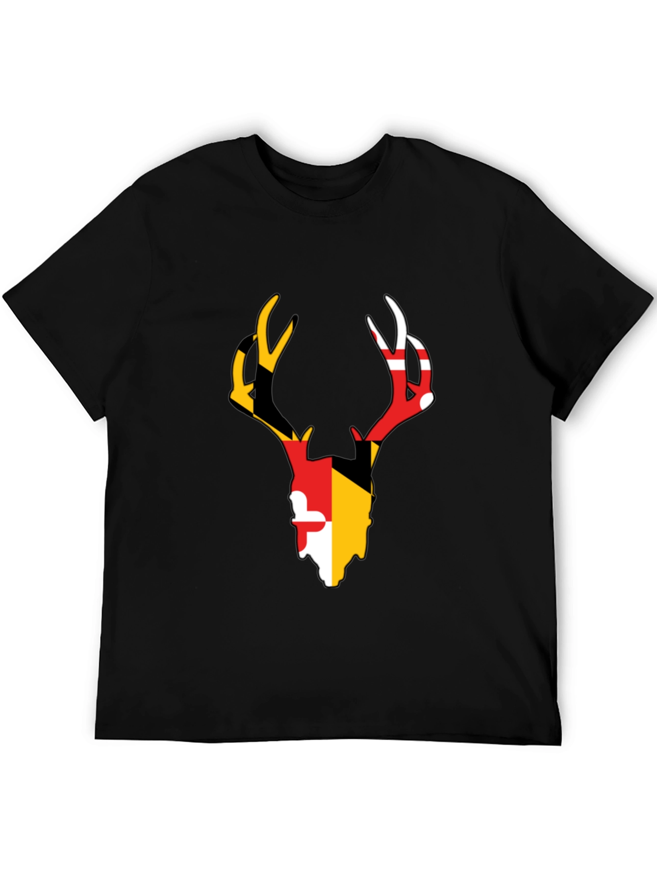 Maryland Deer Antler Graphic T-Shirt