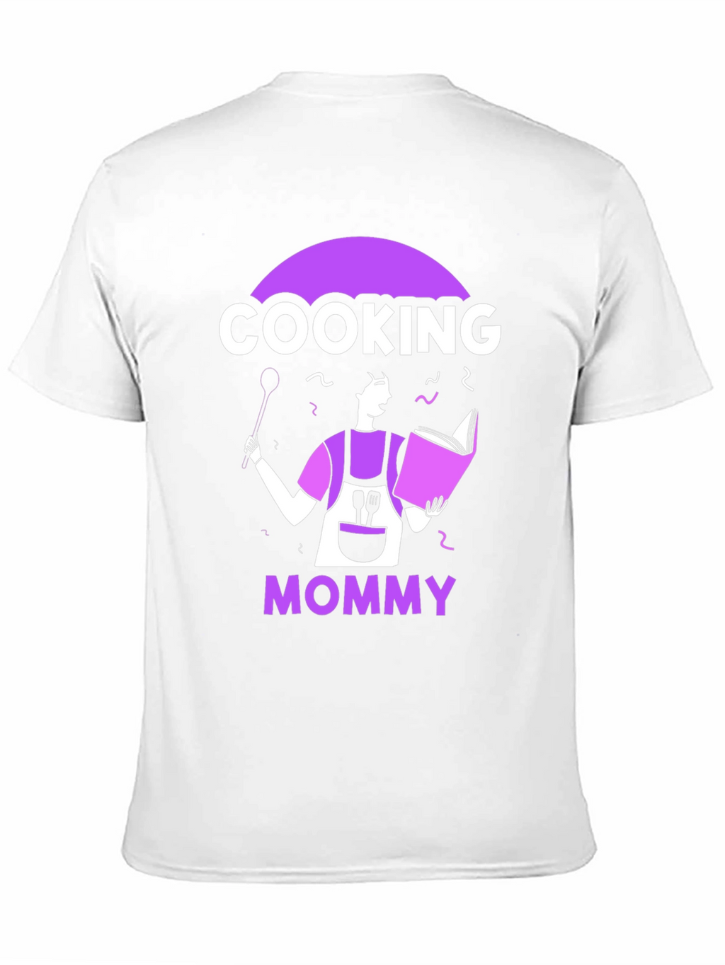 Cooking Mommy Graphic T-Shirt - Black Casual Tee