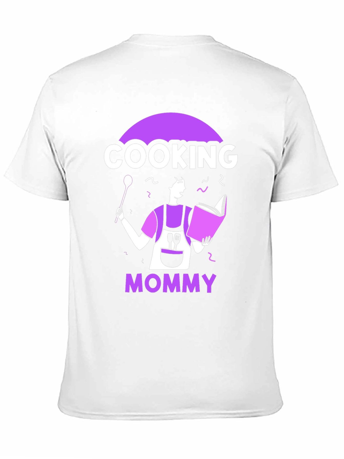 Cooking Mommy Graphic T-Shirt - Black Casual Tee