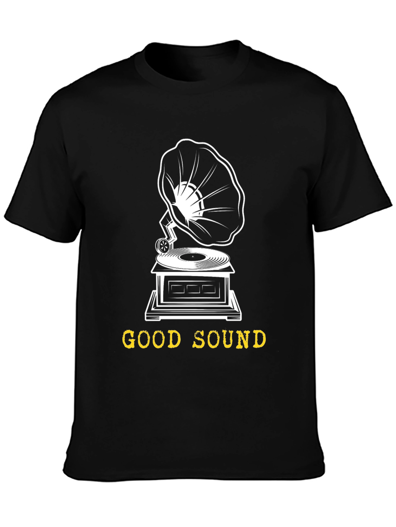 Vintage Gramophone T-Shirt - Good Sound Music Tee