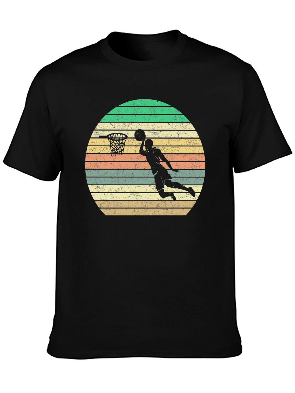 Retro Basketball Dunk T-Shirt
