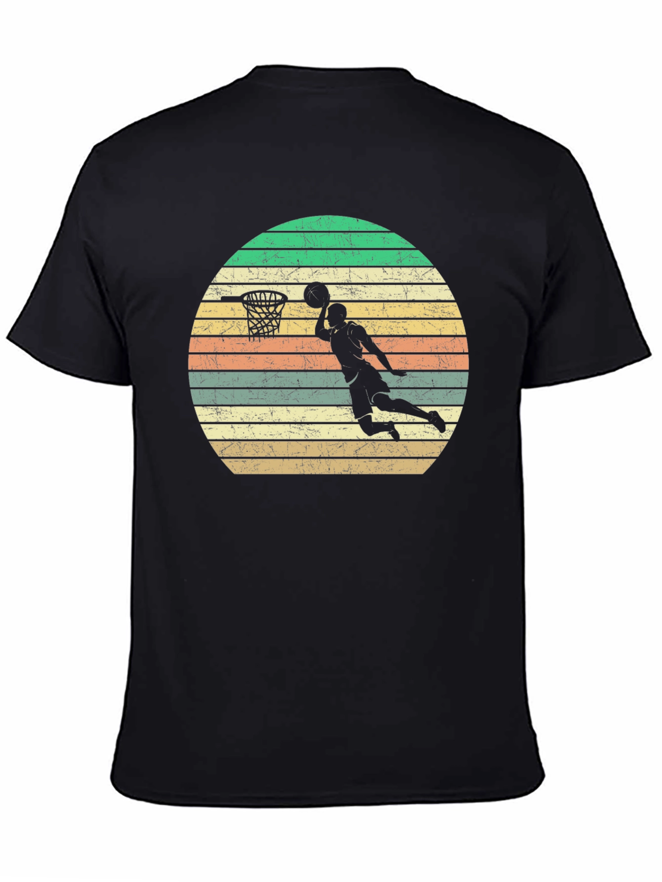 Retro Basketball Dunk T-Shirt