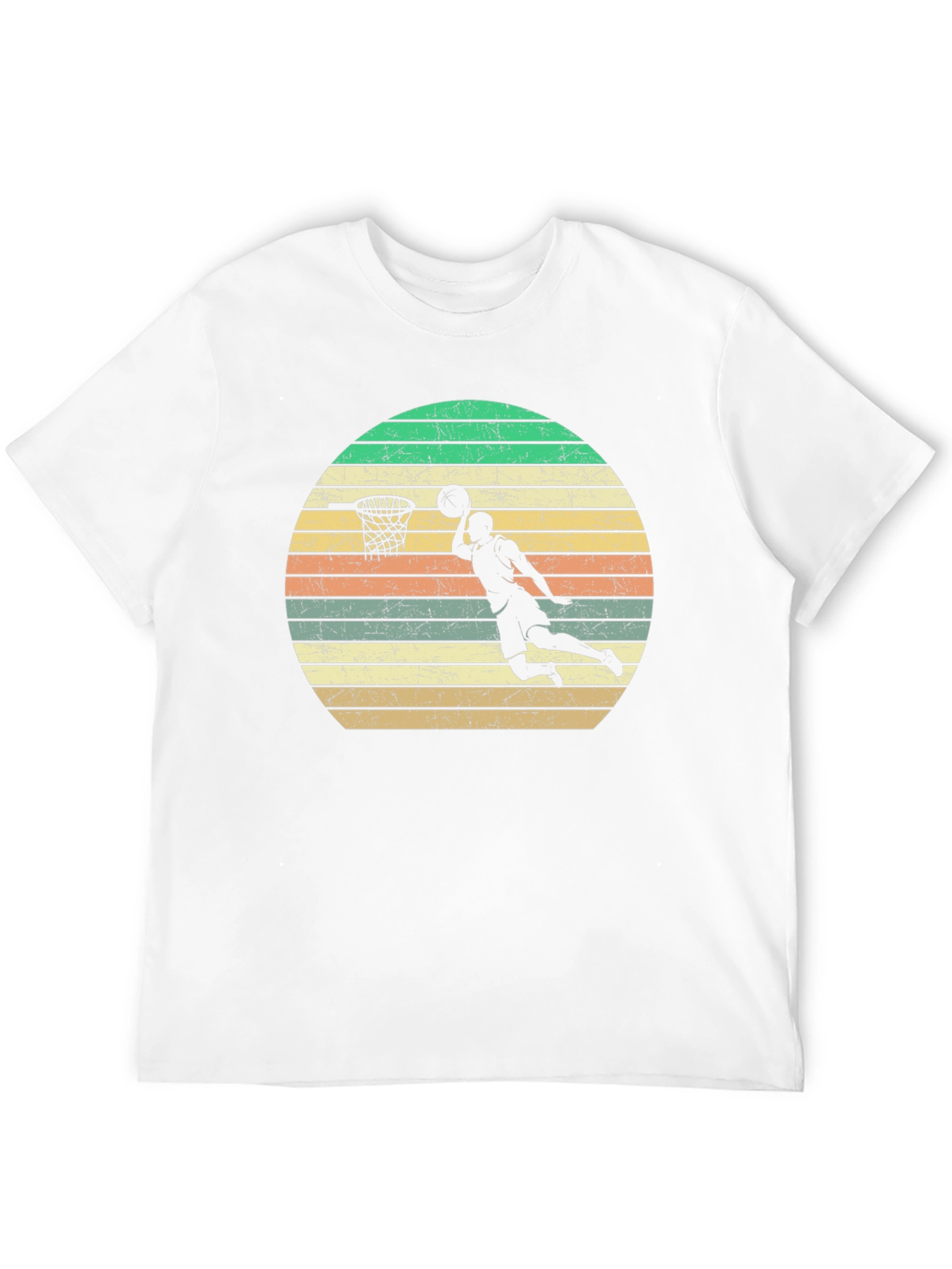 Retro Basketball Dunk T-Shirt