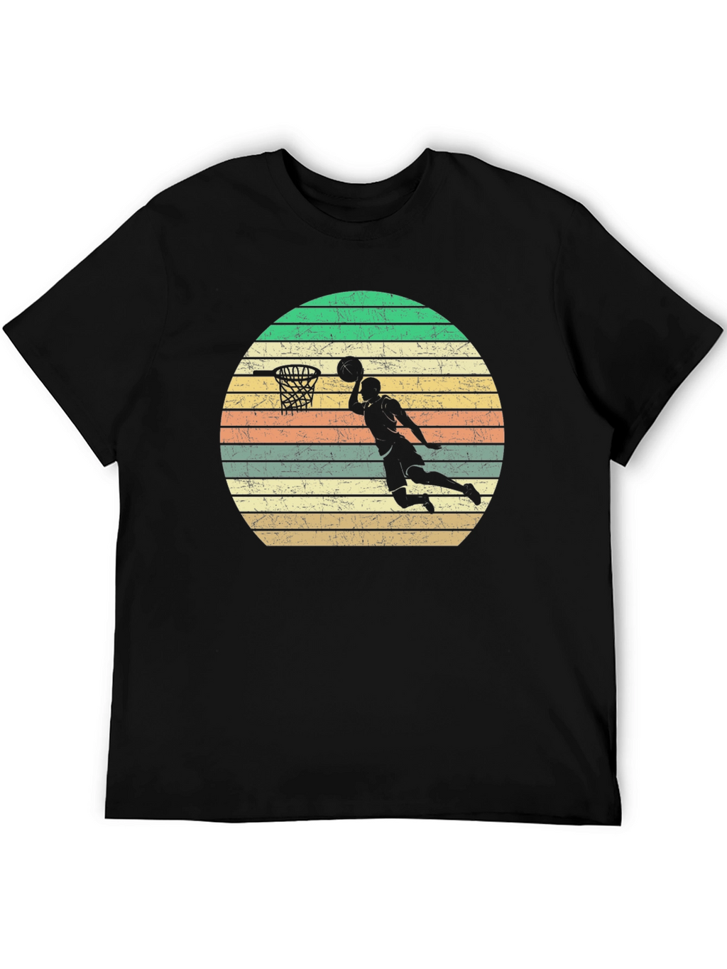 Retro Basketball Dunk T-Shirt