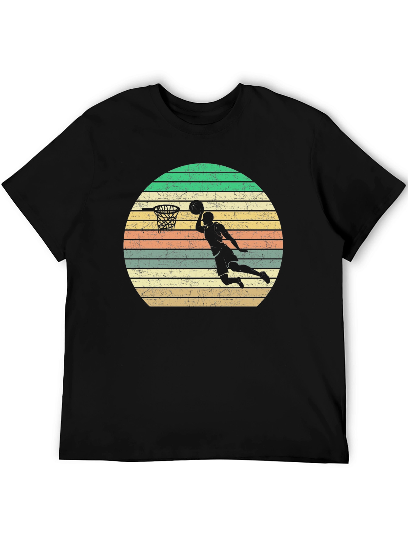 Retro Basketball Dunk T-Shirt