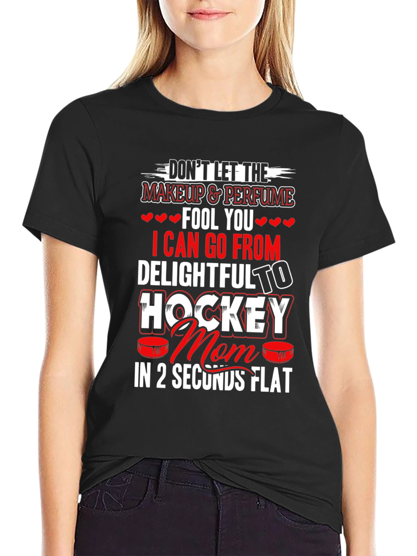 Hockey Mom T-Shirt - Delightful to Hockey in Seconds!