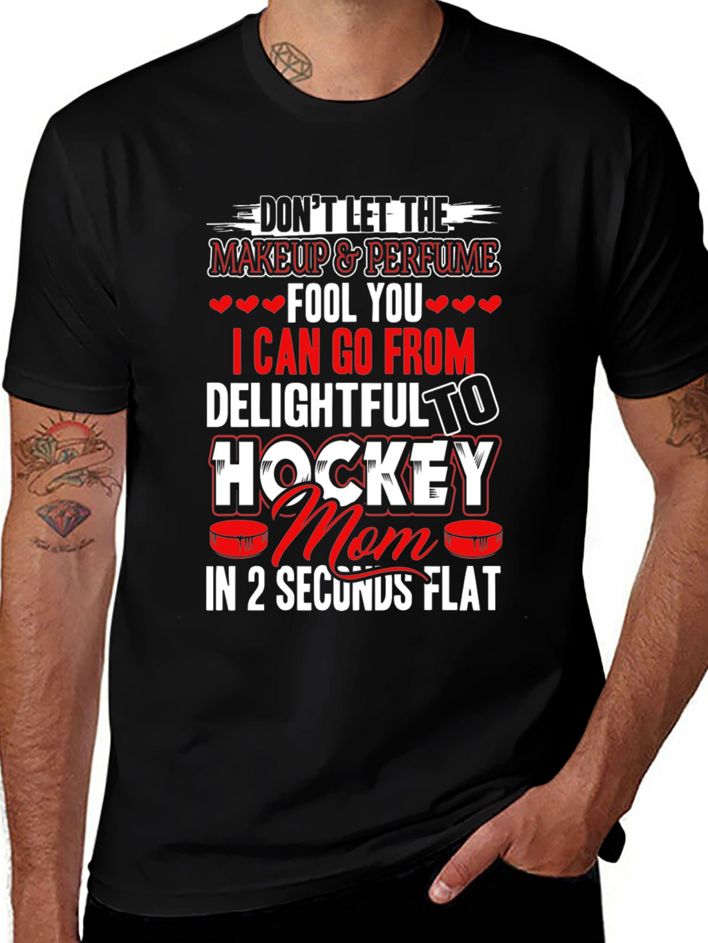 Hockey Mom T-Shirt - Delightful to Hockey in Seconds!