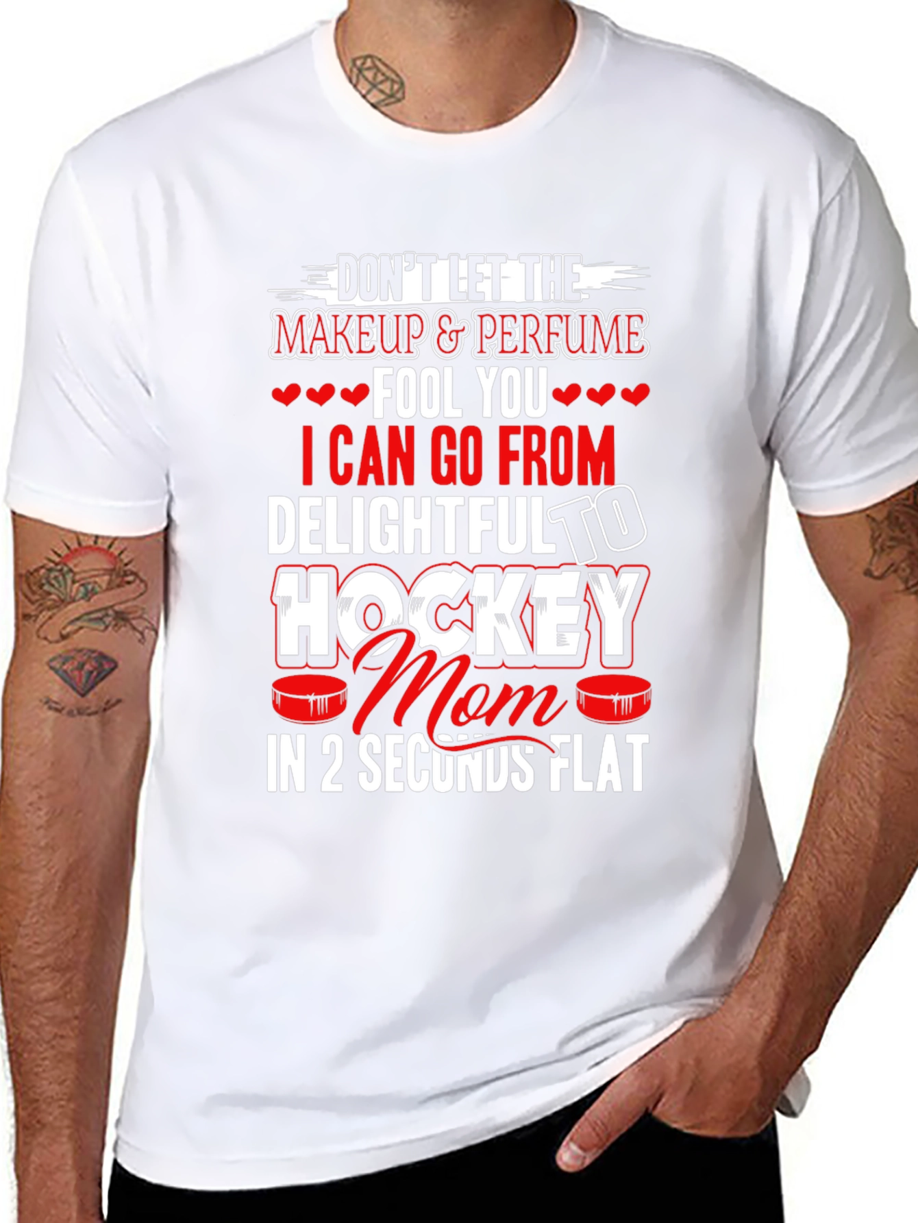 Hockey Mom T-Shirt - Delightful to Hockey in Seconds!