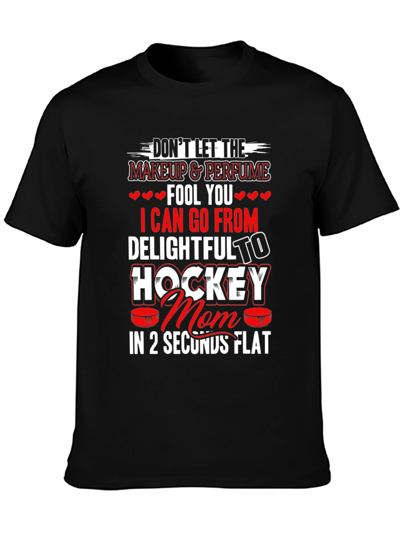 Hockey Mom T-Shirt - Delightful to Hockey in Seconds!