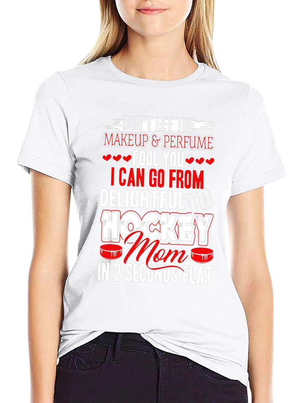 Hockey Mom T-Shirt - Delightful to Hockey in Seconds!