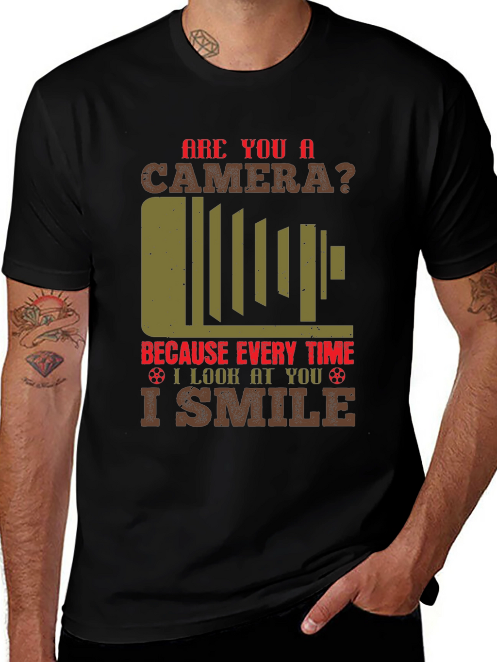 Are You A Camera? T-Shirt - Funny Photography Tee