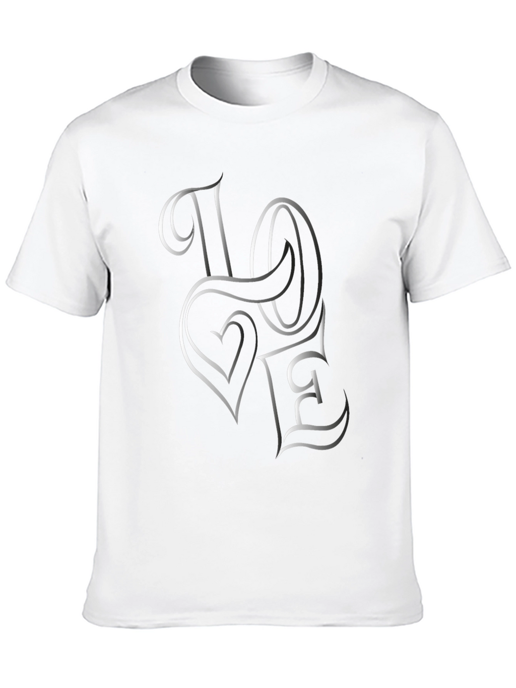 Love Graphic Tee - Stylish Black Cotton T-Shirt
