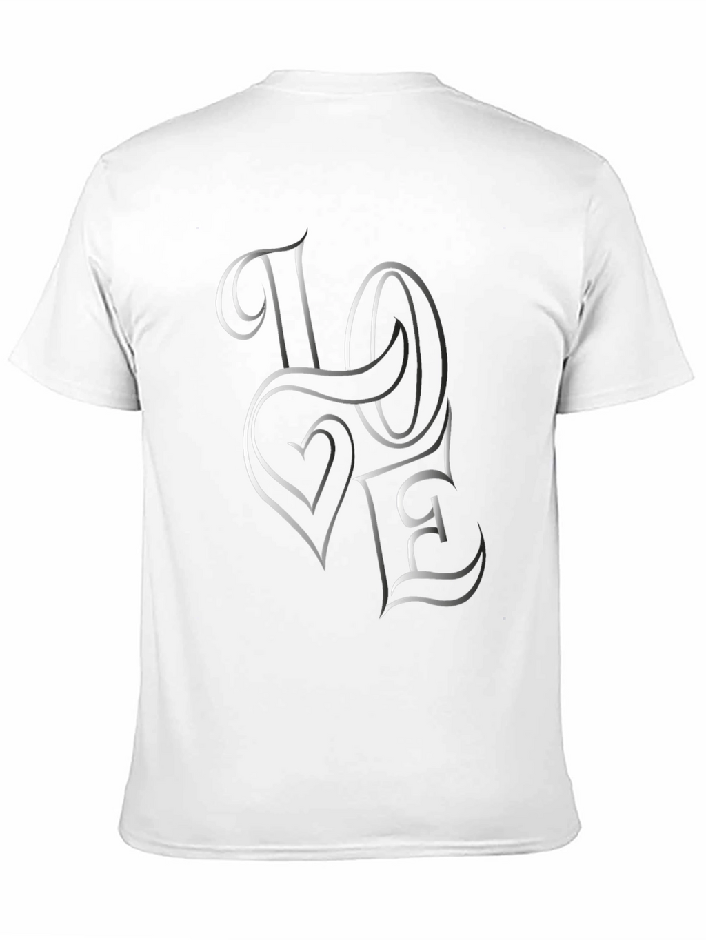 Love Graphic Tee - Stylish Black Cotton T-Shirt
