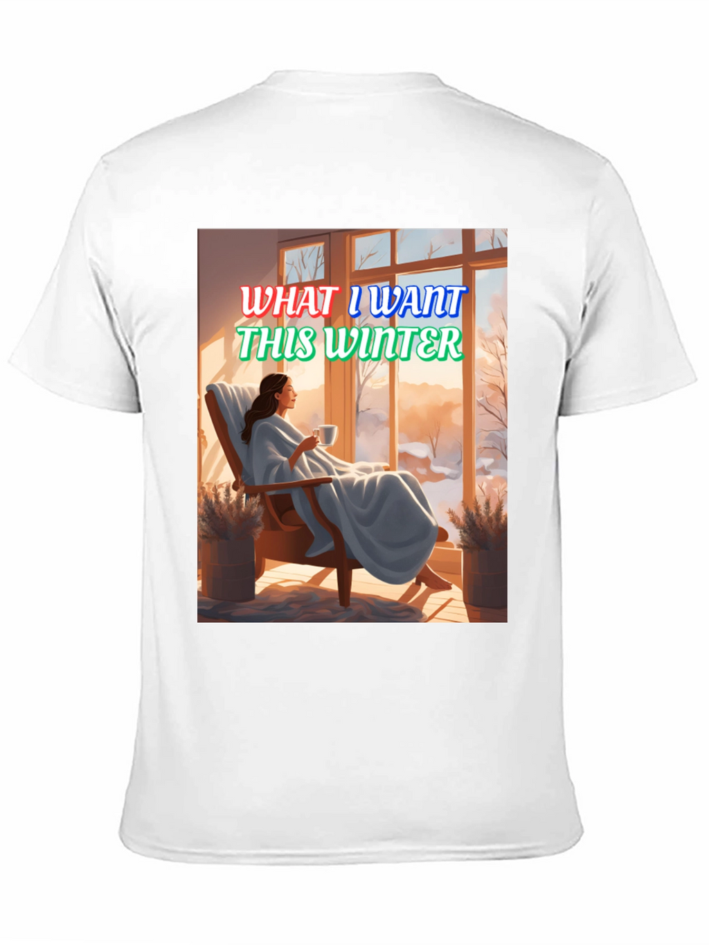Winter Wish T-Shirt: Cozy Scene Graphic Tee