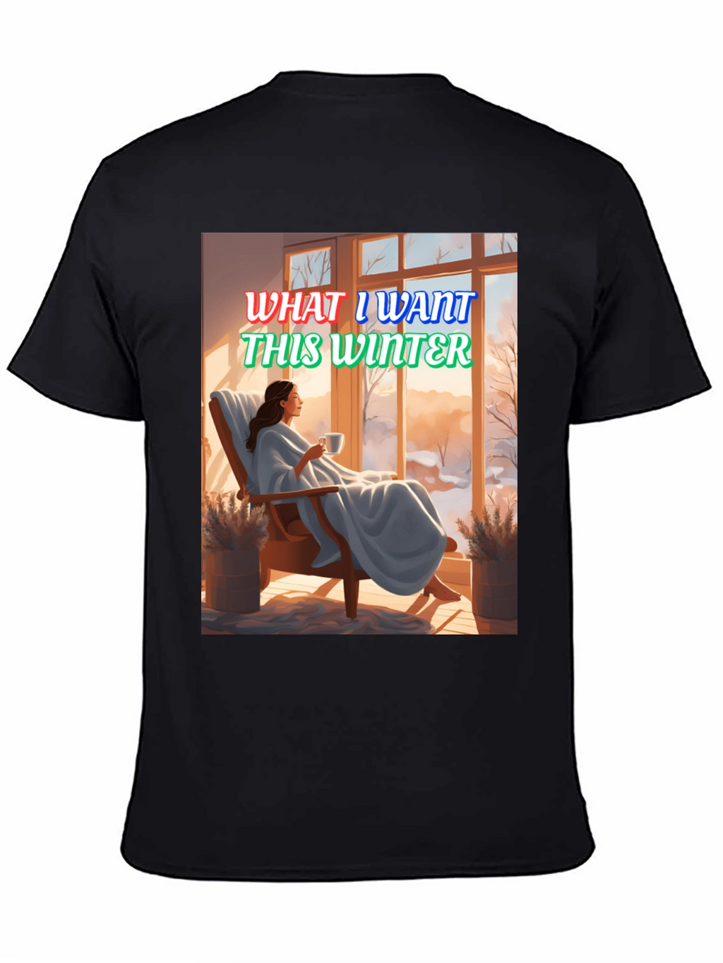 Winter Wish T-Shirt: Cozy Scene Graphic Tee