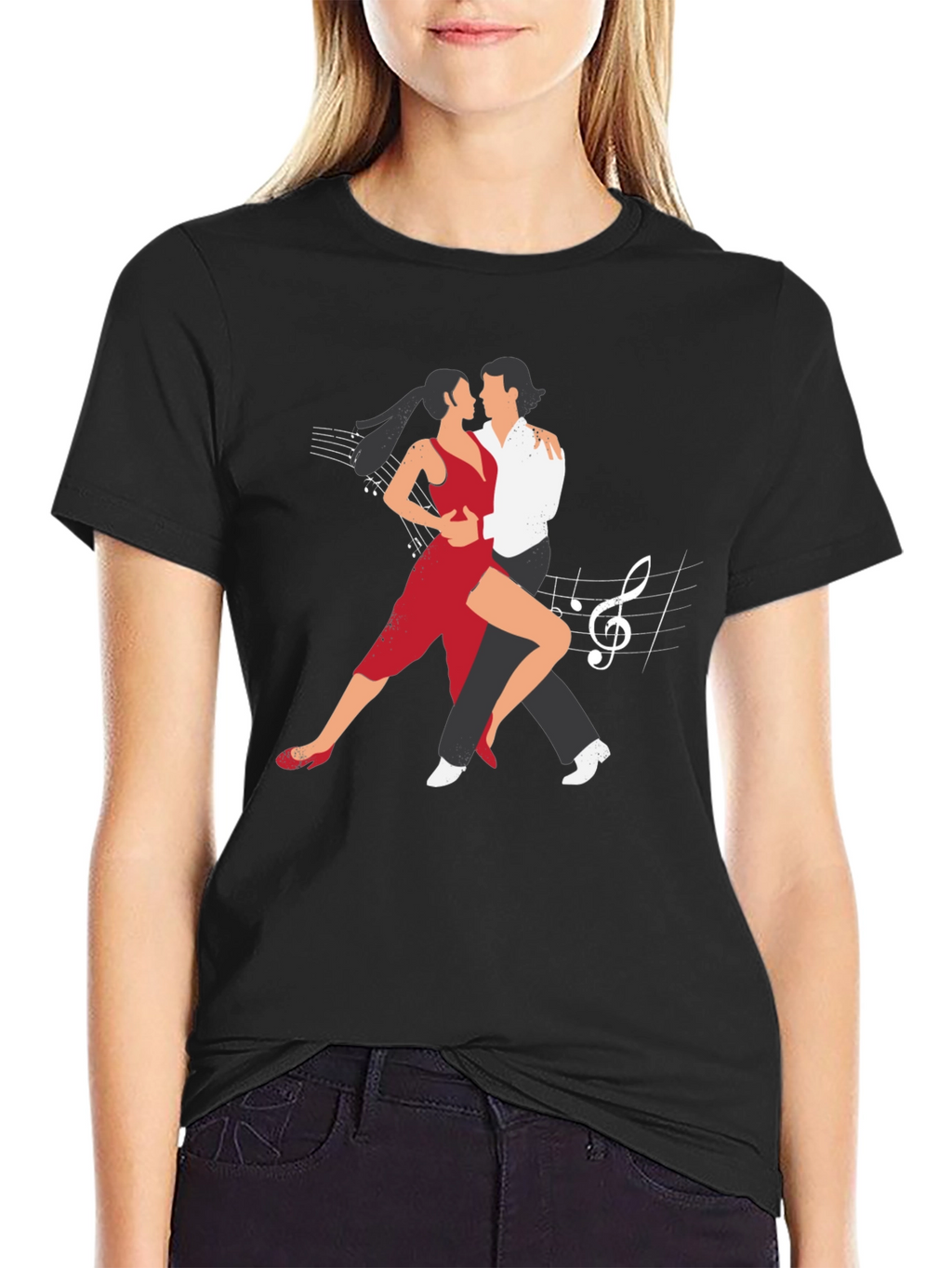Tango Lovers Black T-Shirt