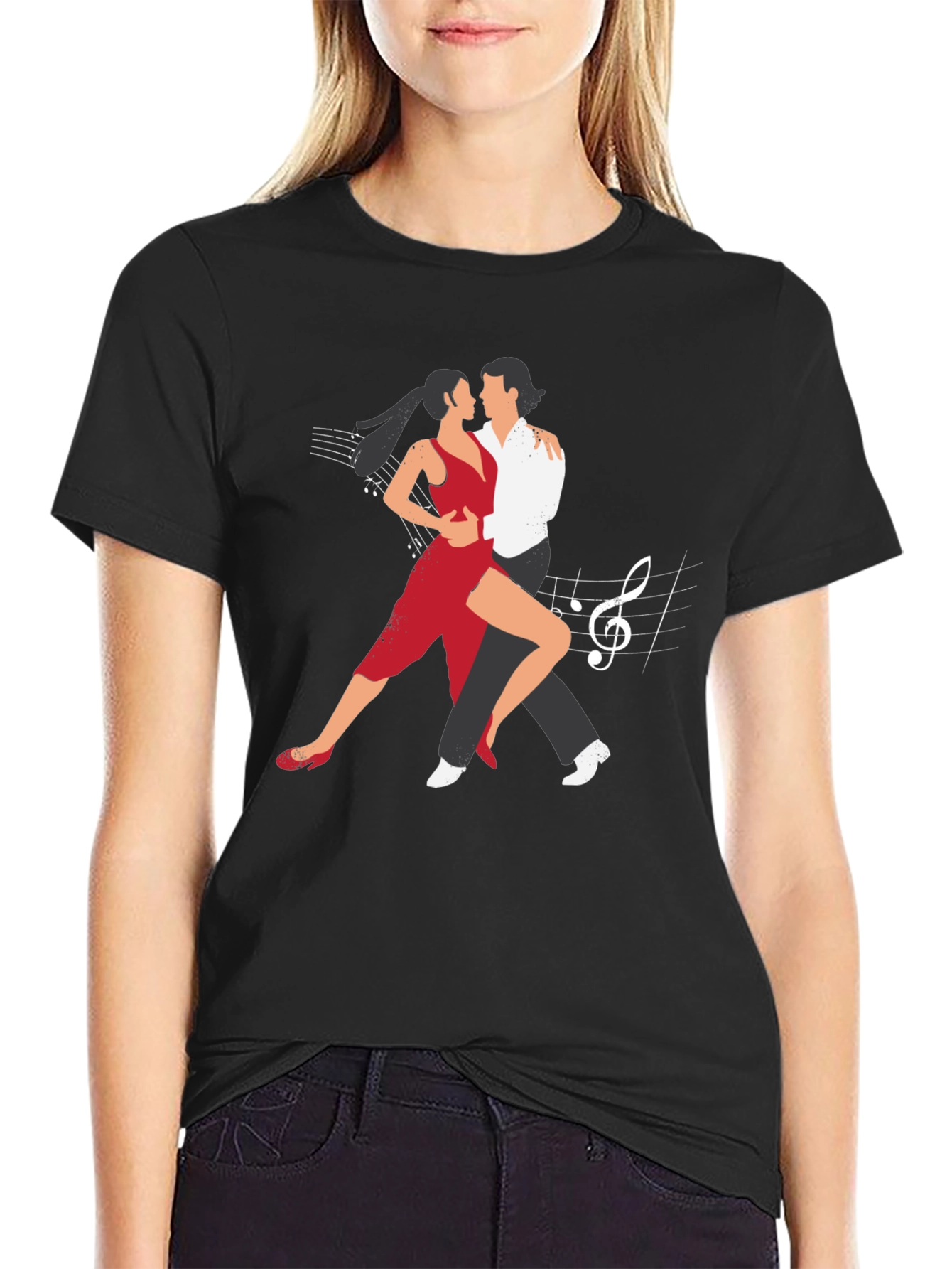Tango Lovers Black T-Shirt