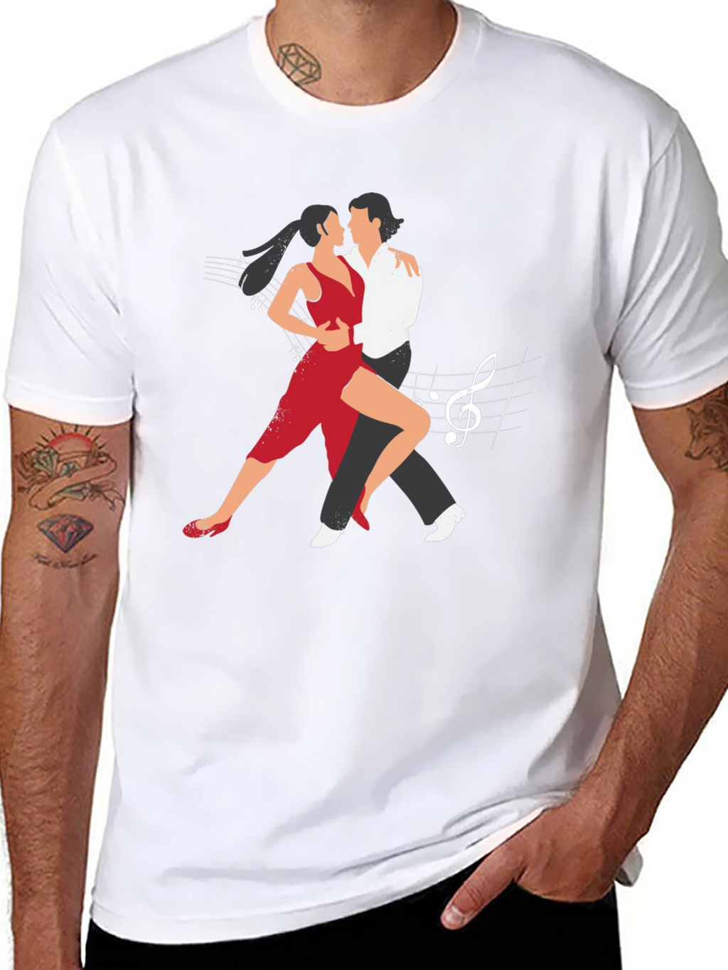 Tango Lovers Black T-Shirt