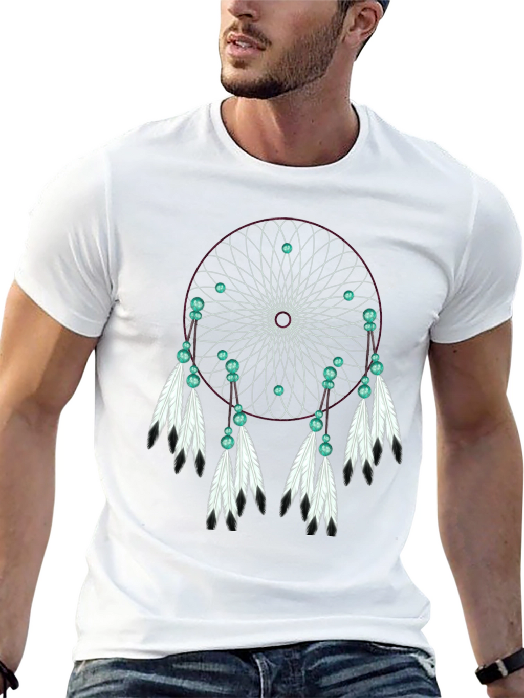 Dreamcatcher Graphic T-Shirt - Black