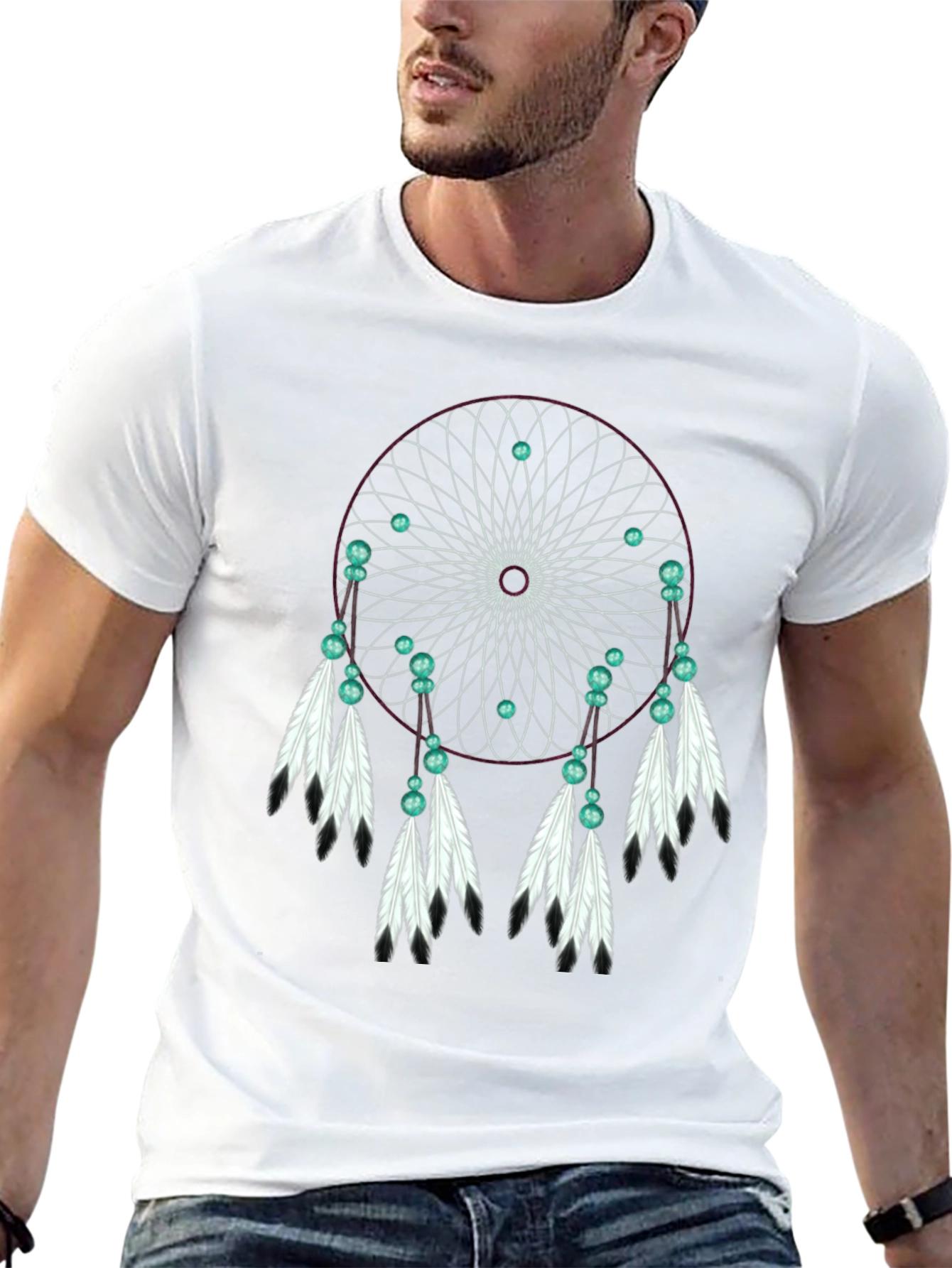 Dreamcatcher Graphic T-Shirt - Black