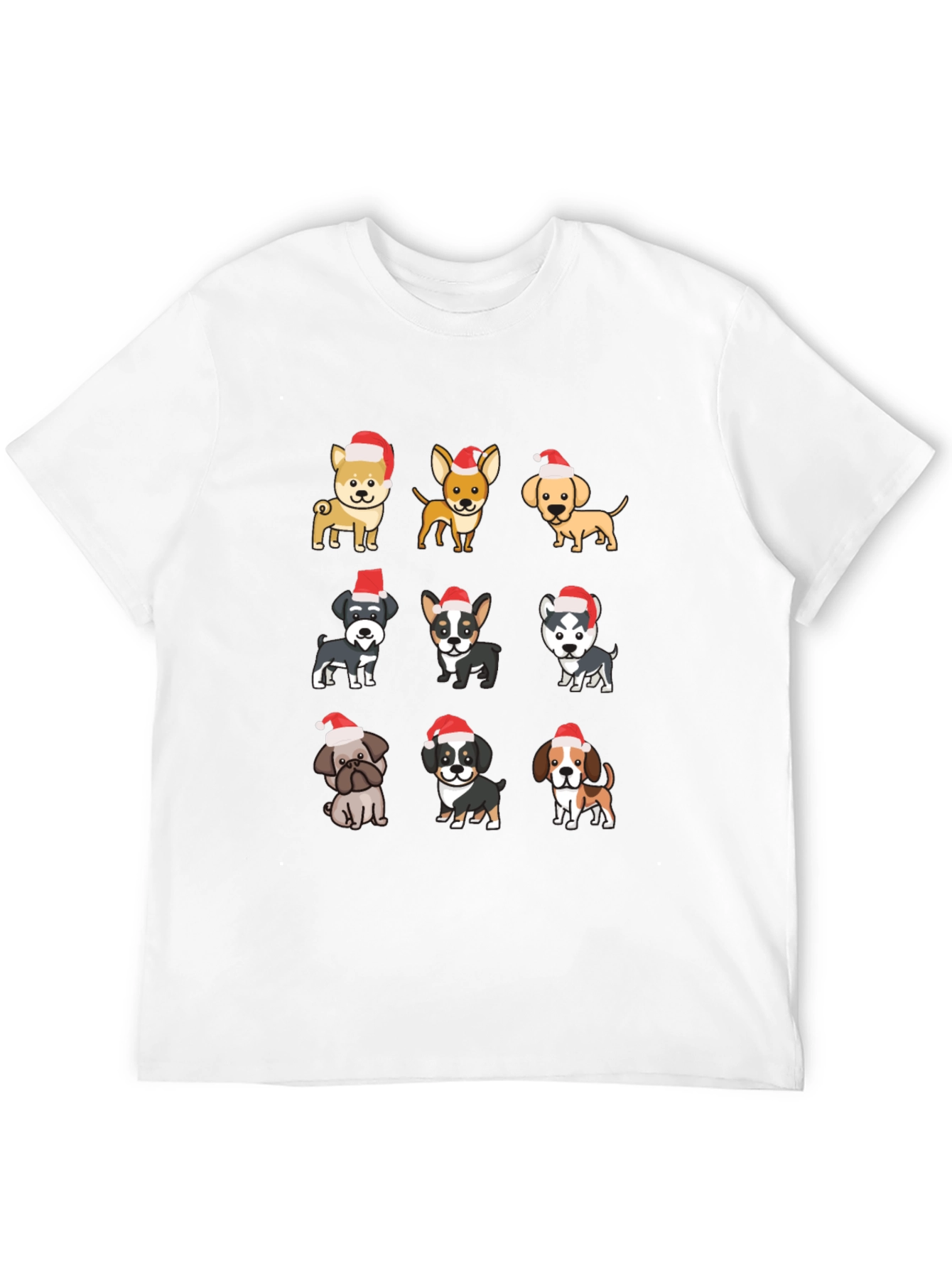 Festive Dog Breed Christmas T-Shirt