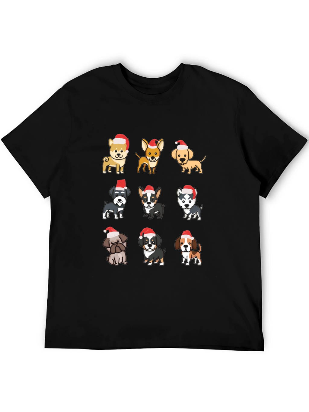 Festive Dog Breed Christmas T-Shirt