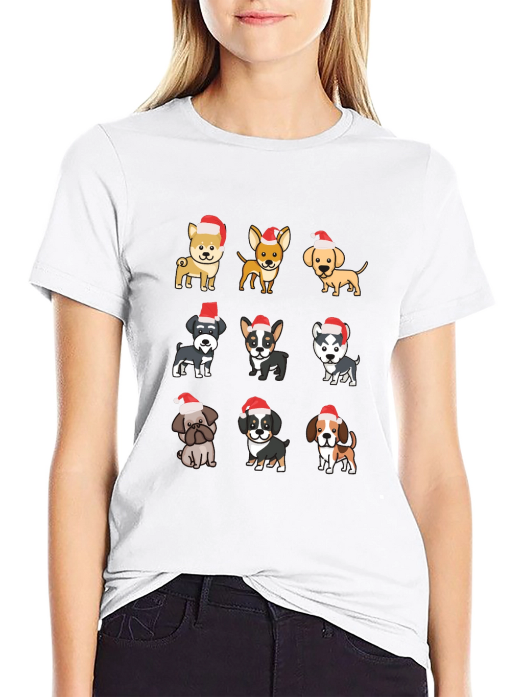 Festive Dog Breed Christmas T-Shirt