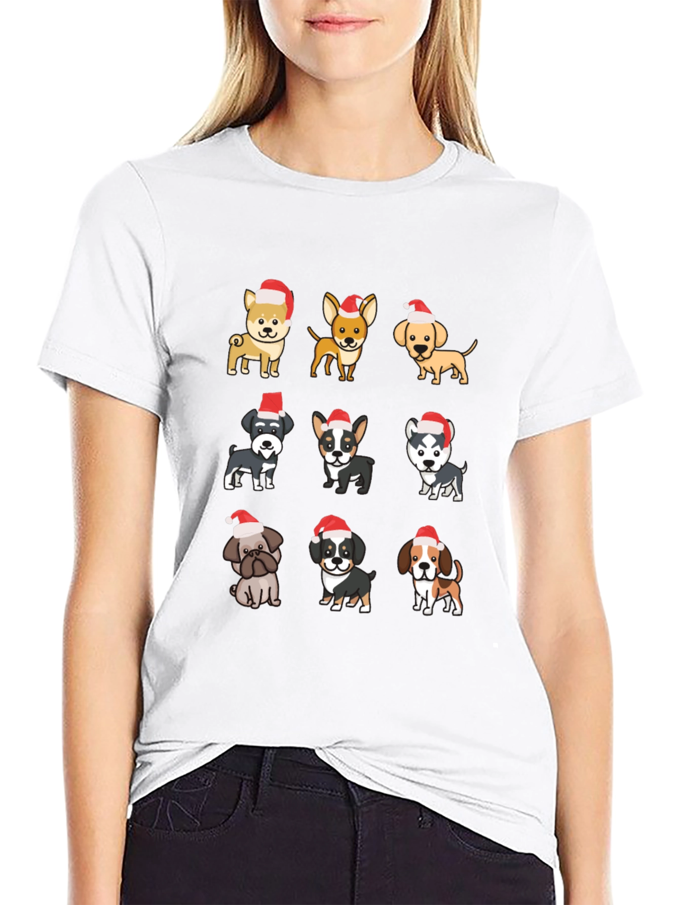 Festive Dog Breed Christmas T-Shirt
