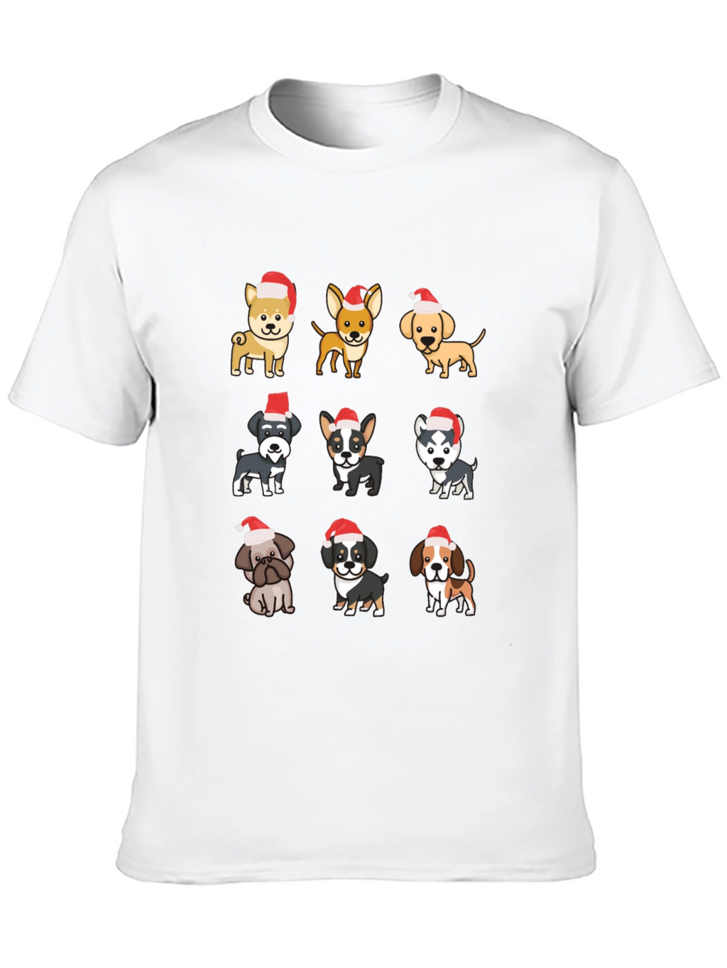 Festive Dog Breed Christmas T-Shirt