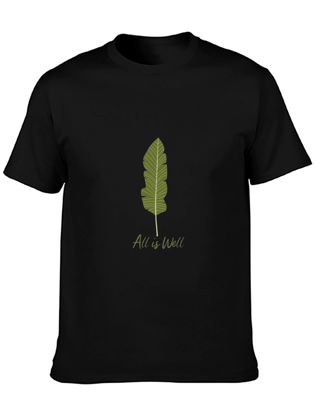 All is Well Leaf Graphic Tee - Relaxed Fit