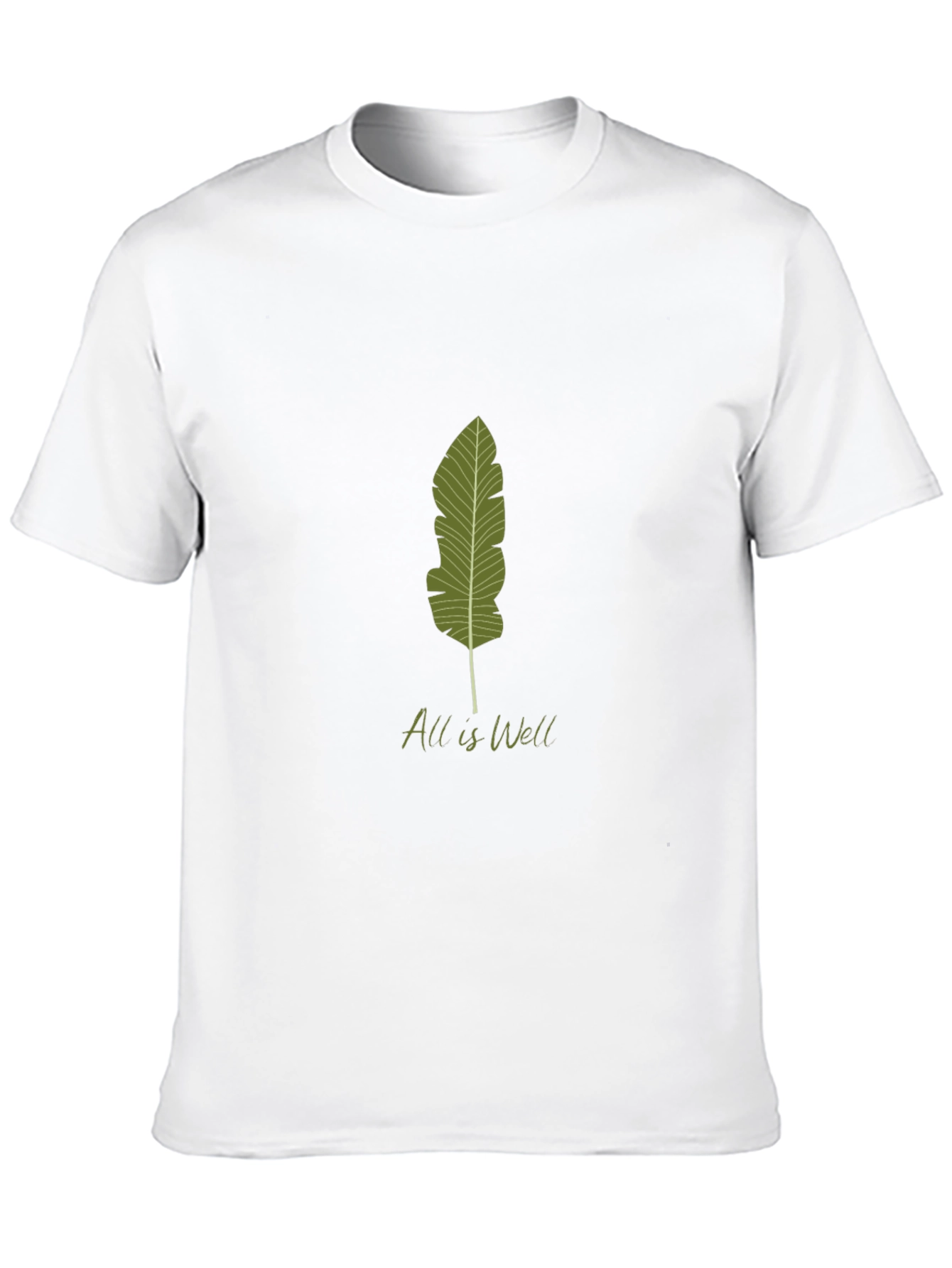 All is Well Leaf Graphic Tee - Relaxed Fit