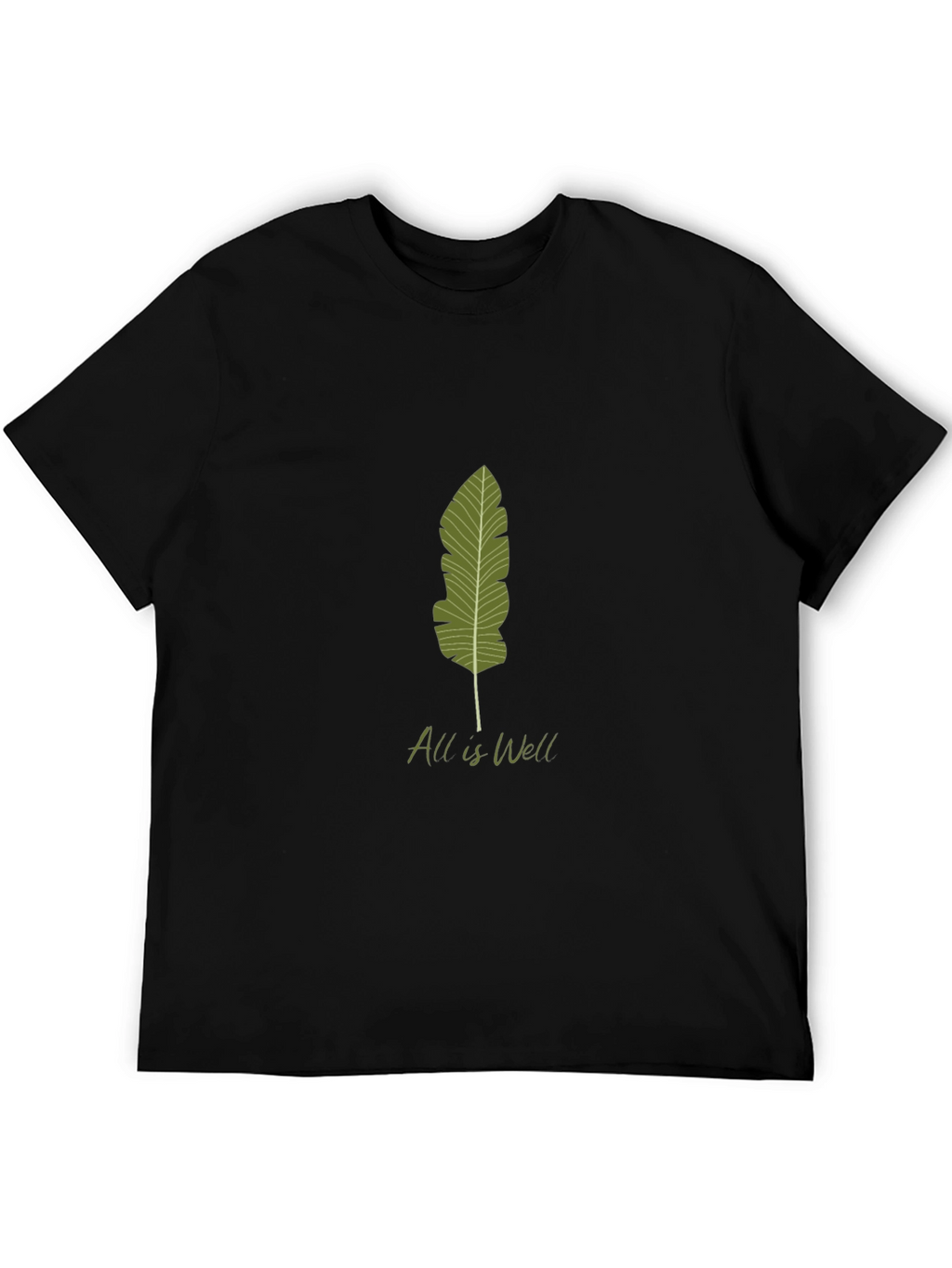 All is Well Leaf Graphic Tee - Relaxed Fit